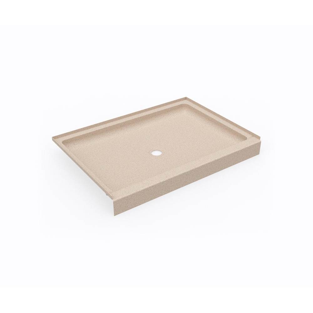 Swan SS-3448 34 x 48 Swanstone® Alcove Shower Pan with Center Drain in Bermuda Sand
