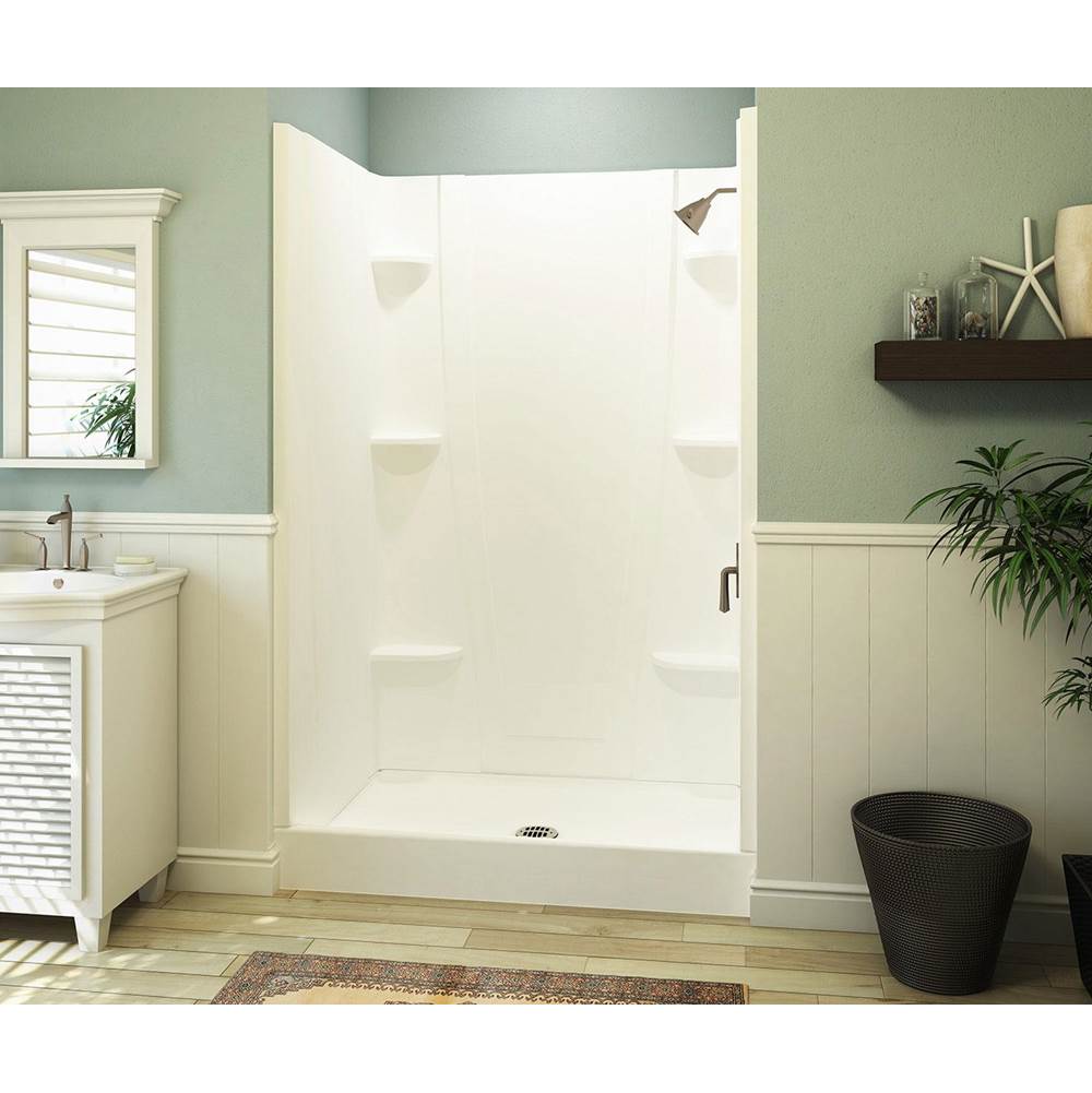 Swan VP4834CSA 48 x 34 Veritek™ Pro Alcove Center Drain Four-Piece Shower in White