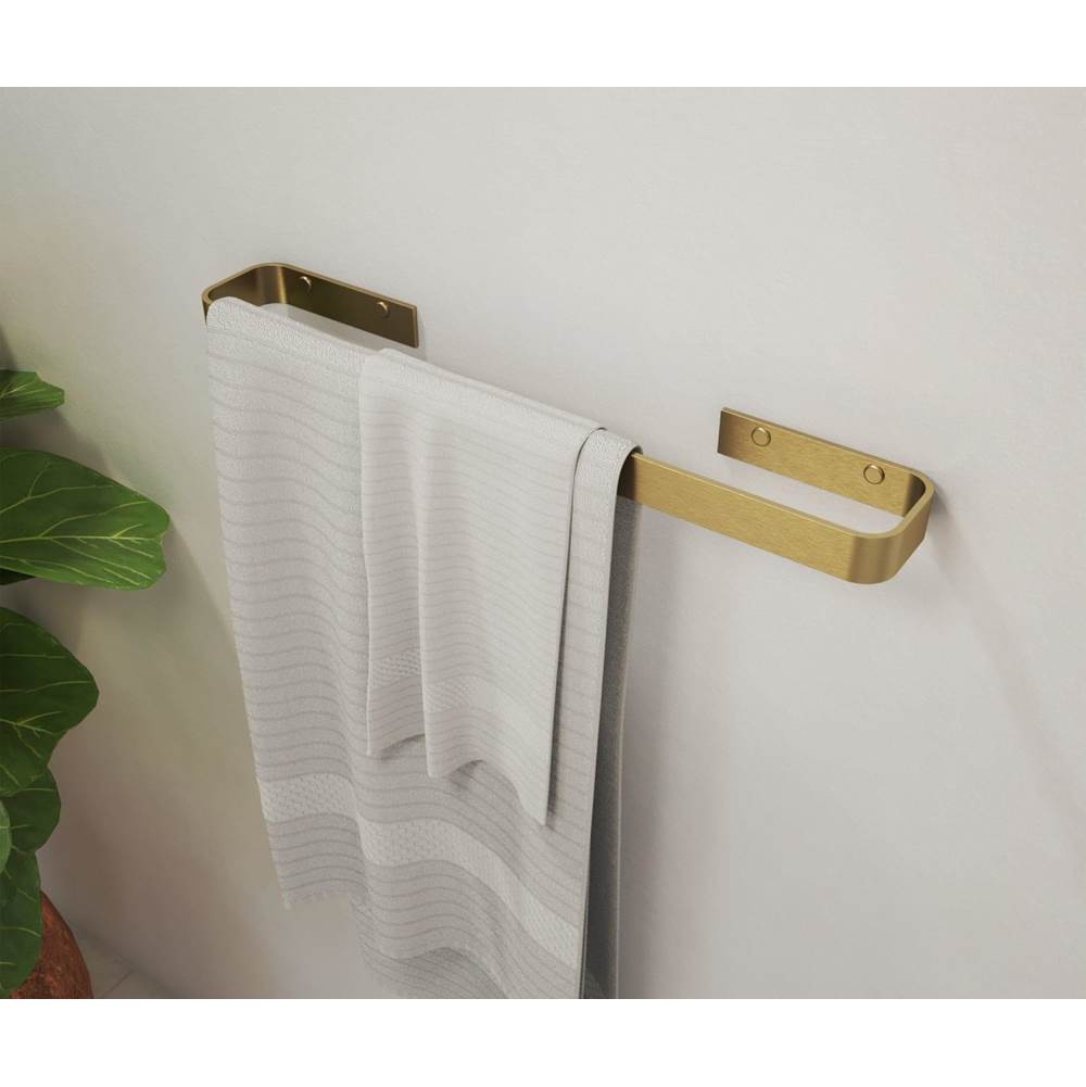 Swan Odile Suite 18 in. Single Towel Bar in Brushed Gold