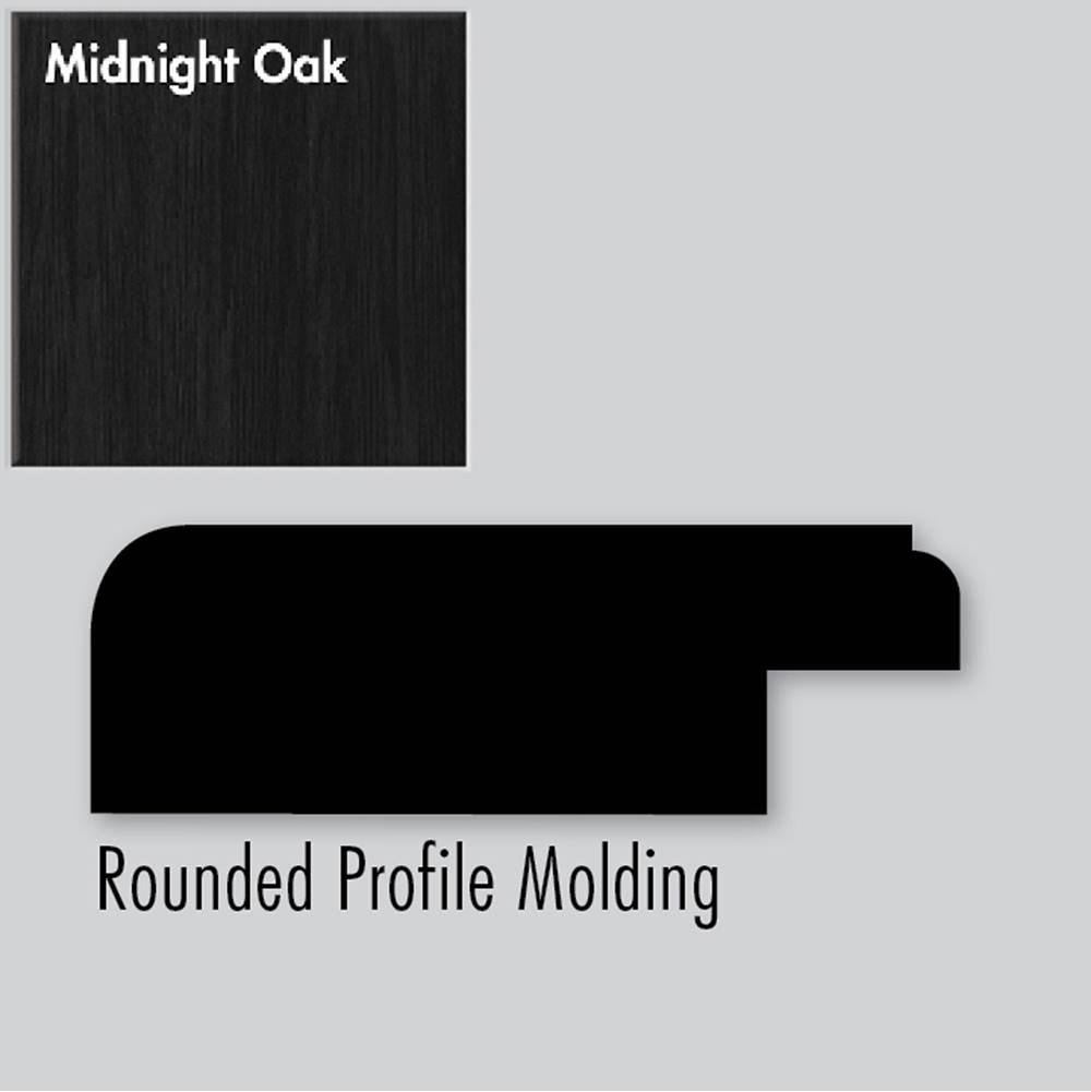 Strasser Woodenworks 2.25 X .75 X 72 Molding Round Midnight Oak