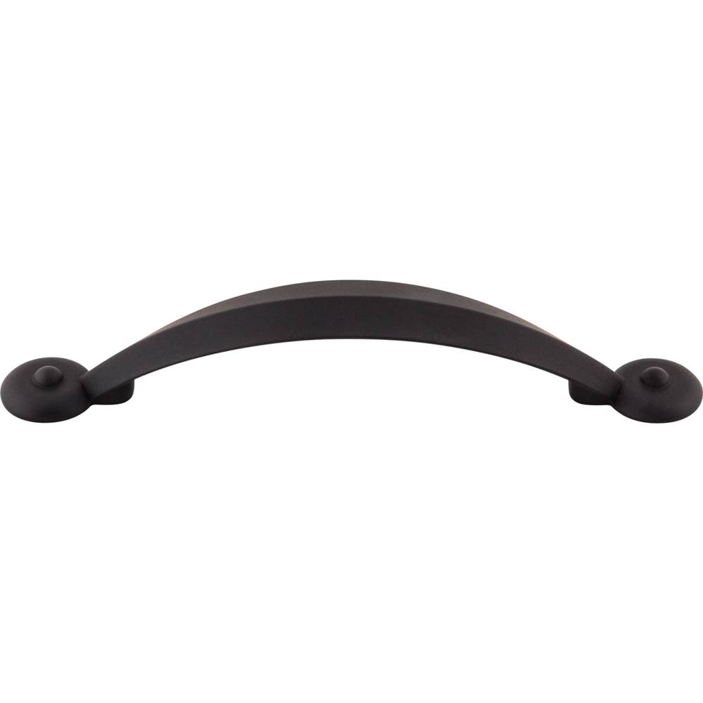 Top Knobs Angle Pull 3 3/4 Inch (c-c) Flat Black