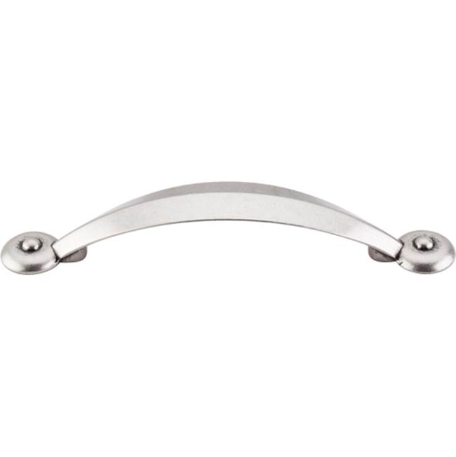 Top Knobs Angle Pull 3 3/4 Inch (c-c) Pewter Antique