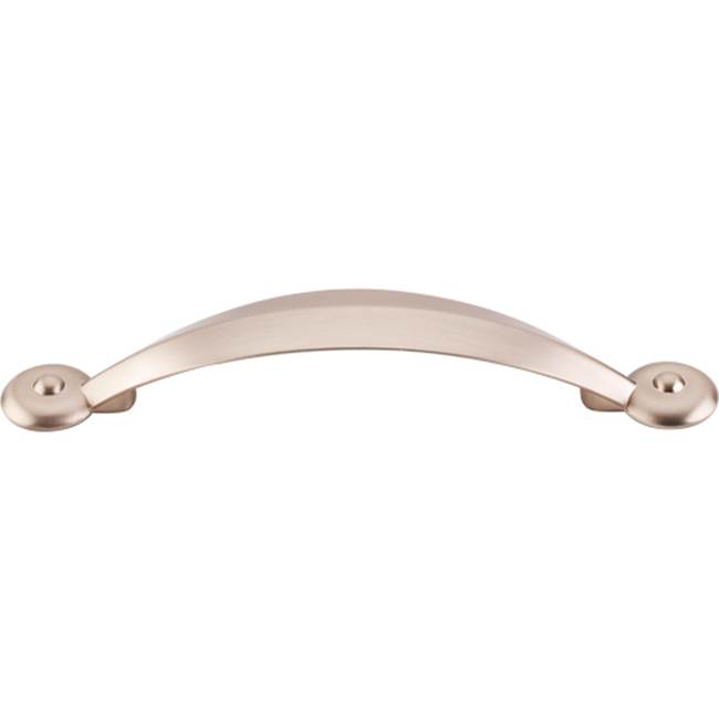 Top Knobs Angle Pull 3 3/4 Inch (c-c) Brushed Bronze