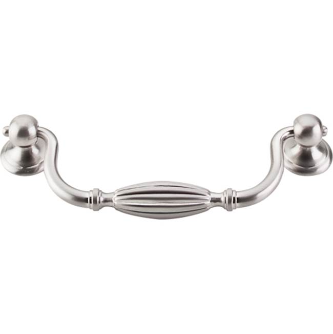 Top Knobs Tuscany Drop Pull 5 1/16 Inch (c-c) Brushed Satin Nickel