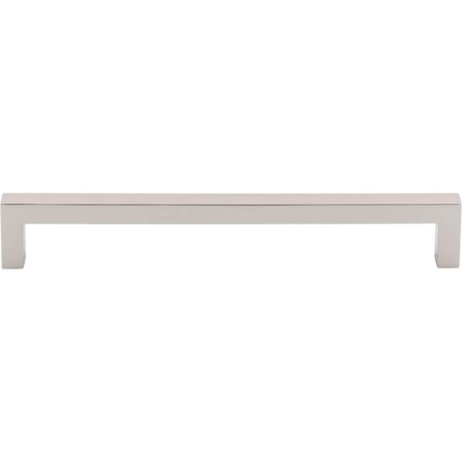 Top Knobs Square Bar Pull 7 9/16 Inch (c-c) Polished Nickel
