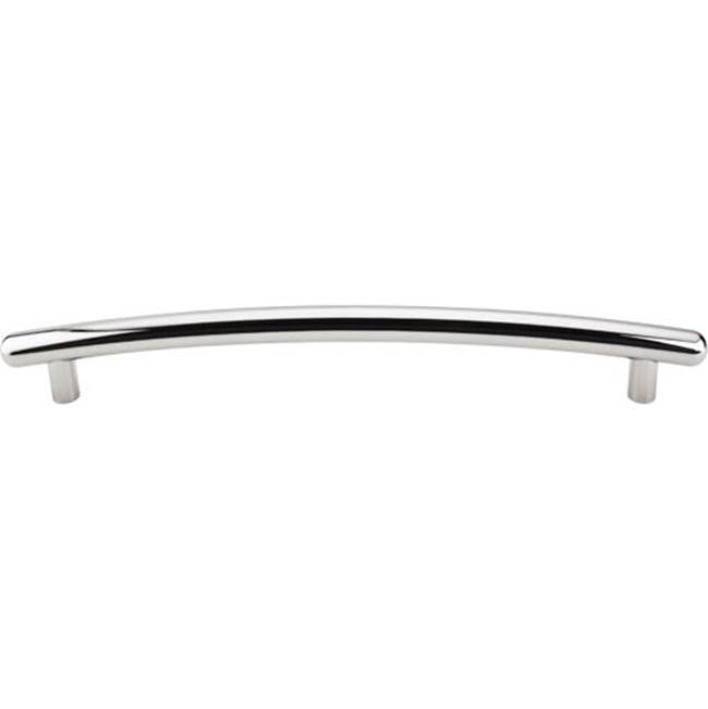 Top Knobs Curved Appliance Pull 12 Inch (c-c) Polished Nickel