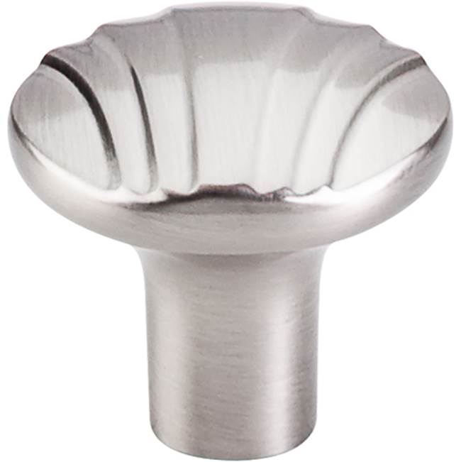Top Knobs Victoria Falls and Sydney Knob 1 1/4 Inch Brushed Satin Nickel