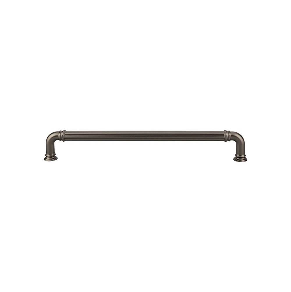 Top Knobs Reeded Appliance Pull 12 Inch (c-c) Ash Gray