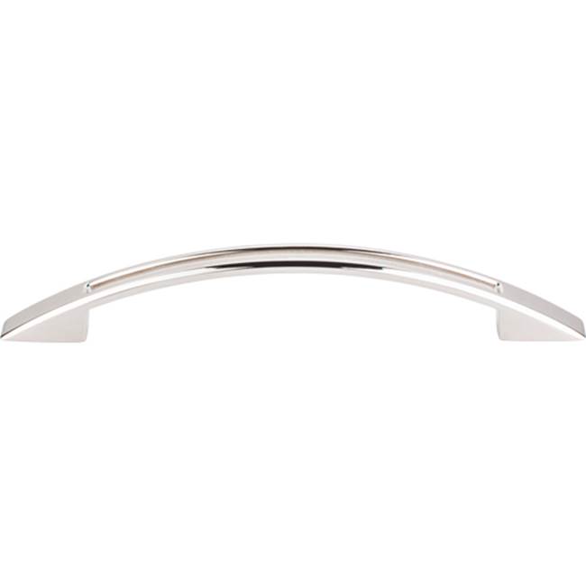 Top Knobs Tango Cut Out Pull 5 1/16 Inch (c-c) Polished Nickel