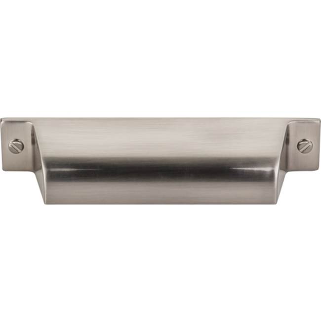 Top Knobs Channing Cup Pull 3 3/4 Inch (c-c) Brushed Satin Nickel
