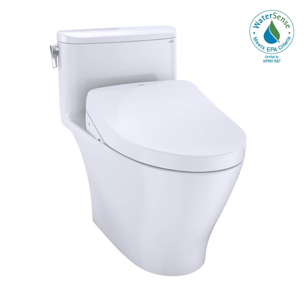 TOTO Toto® Washlet®+ Nexus® One-Piece Elongated 1.28 Gpf Toilet With S500E Bidet Seat, Cotton White