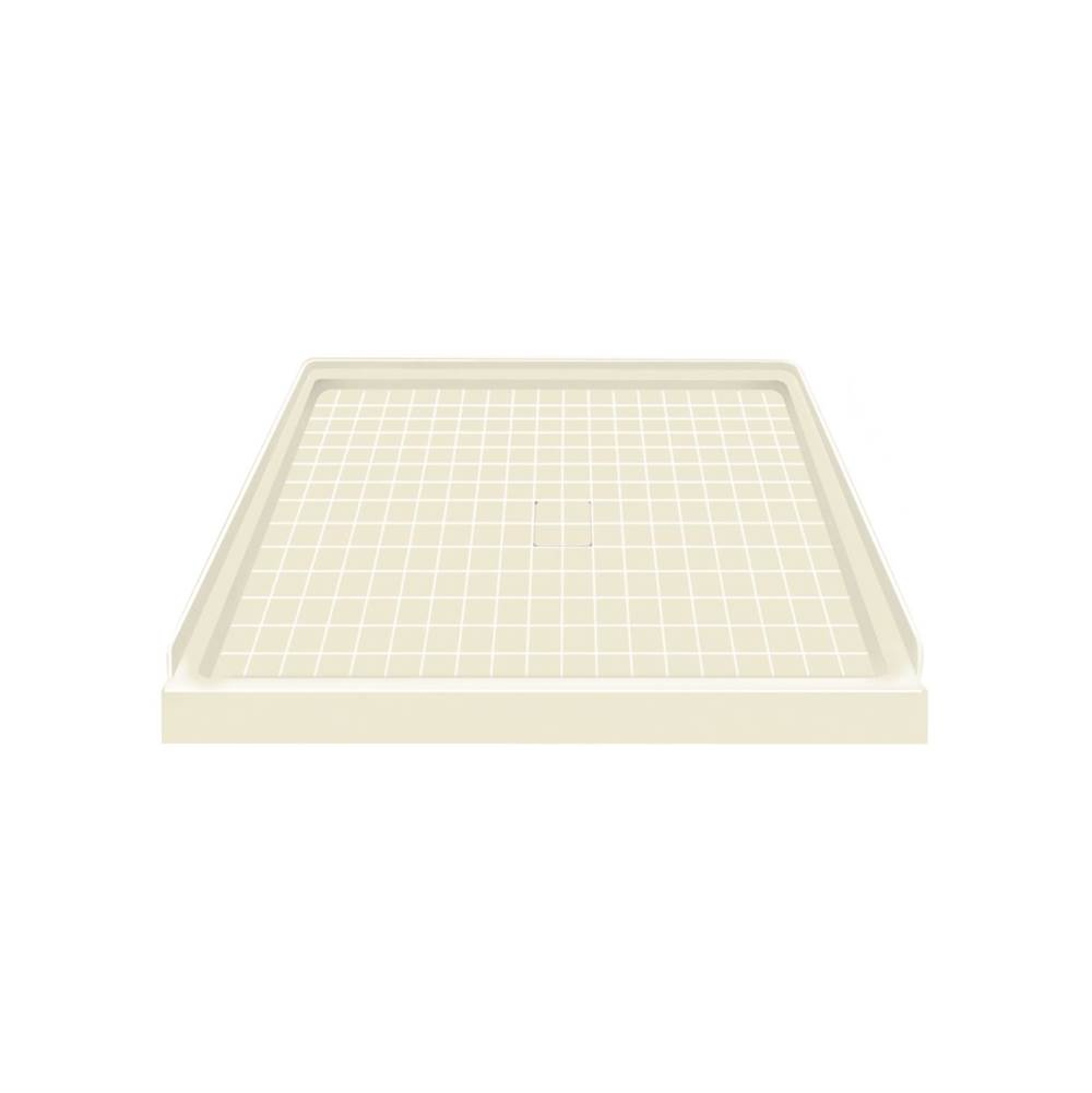 Transolid 36'' x 36'' Solid Surface Shower Base in Biscuit