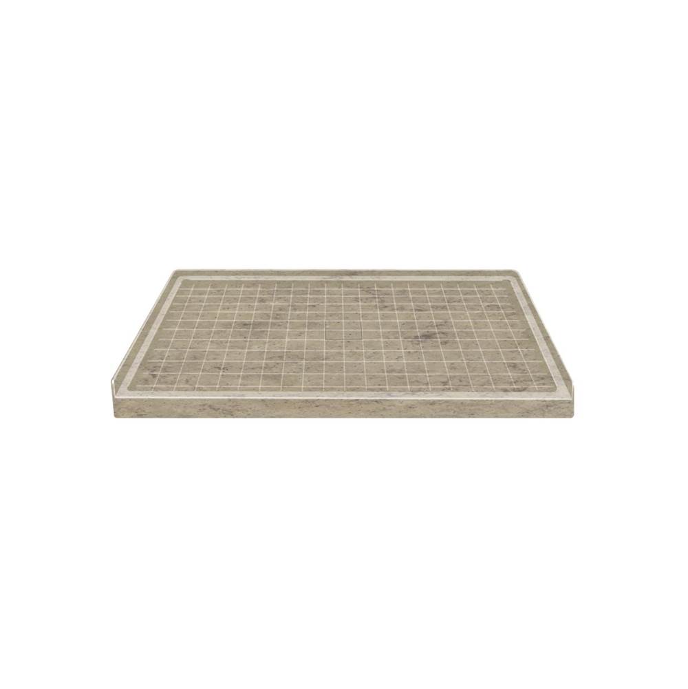 Transolid 60'' x 36'' Solid Surface Shower Base in Sand Mountain