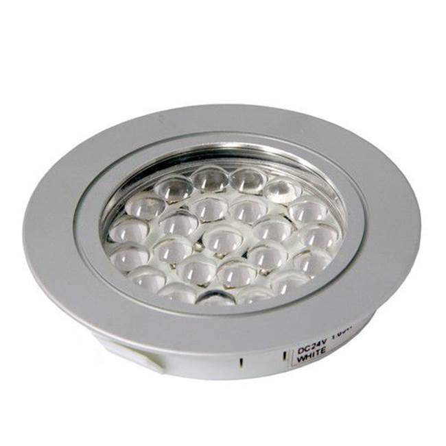 Transolid HD LED 24V 1.65W Recess-Surface Puck Light, Aluminum, Warm White