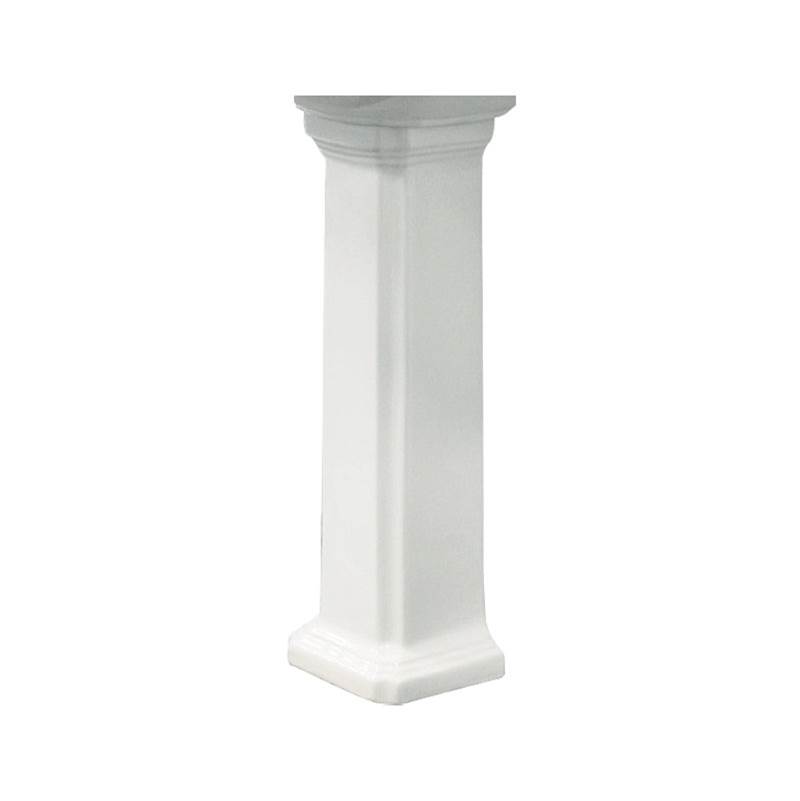 Transolid Harrison Vitreous China Pedestal Leg for use with TL-1484 Lavatory Sink, in White