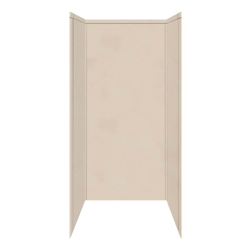 Transolid 36'' x 36'' x 72'' Decor Shower Wall Surround in Sand Castle