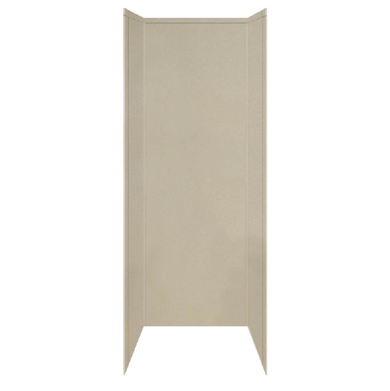 Transolid 36'' x 36'' x 96'' Decor Shower Wall Surround in Desert Earth