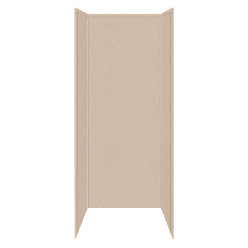 Transolid 48'' x 36'' x 96'' Decor Shower Wall Surround in Sand Castle