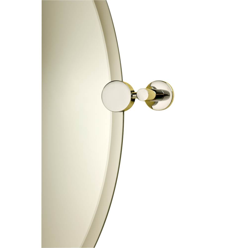 Valsan Porto Polished Brass Pair Of Mirror Supports