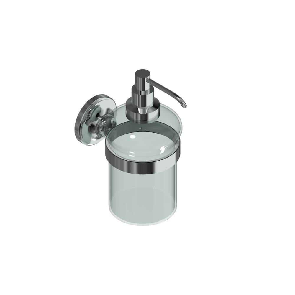 Valsan Olympia Unlacquered Brass Liquid Soap Dispenser