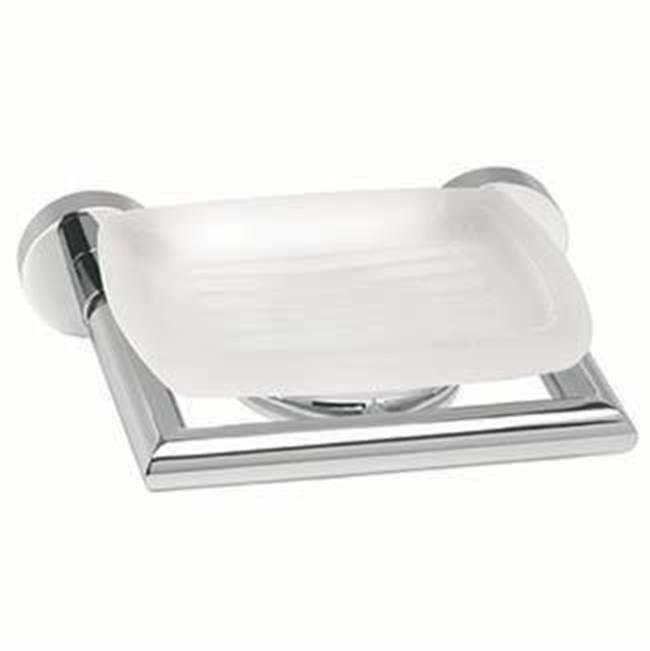 Valsan Axis Unlacquered Brass Soap Dish Holder