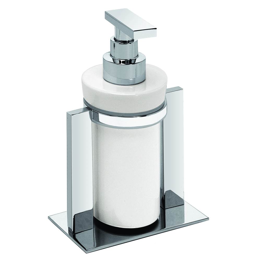 Valsan Sensis Polished Nickel Liquid Soap Dispenser