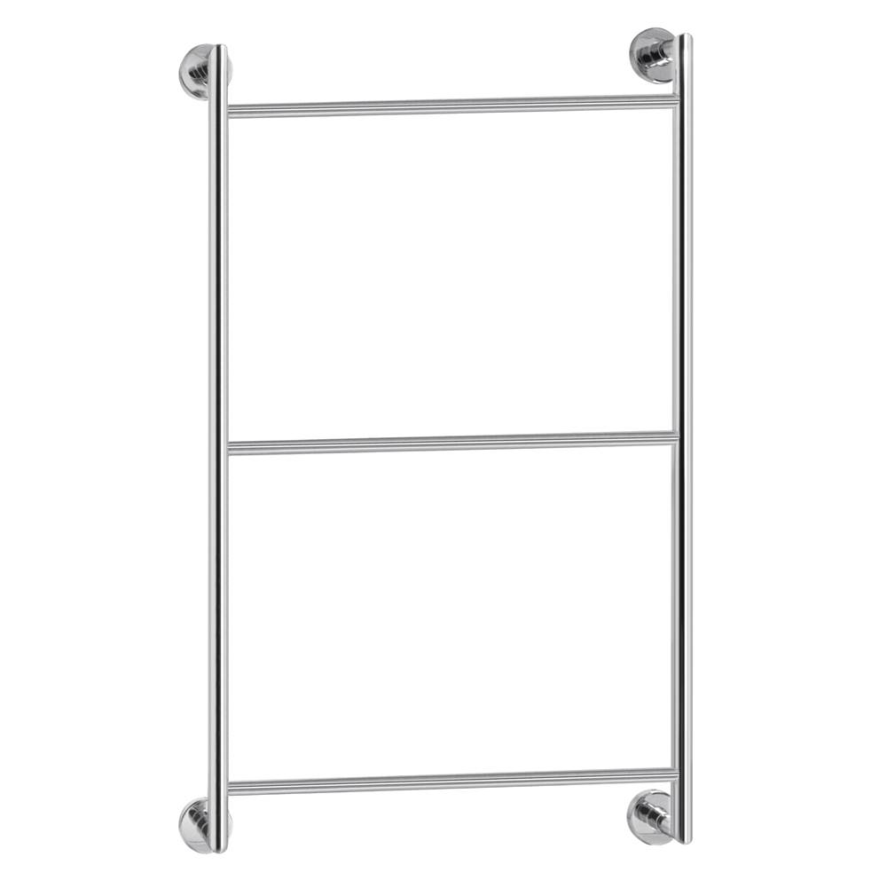 Valsan Axis Unlacquered Brass Wall Mounted Towel Ladder