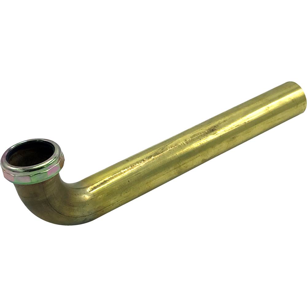 Wal-Rich Corporation 1 1/2'' X 12'' Rough Brass Slip Joint Waste Bend