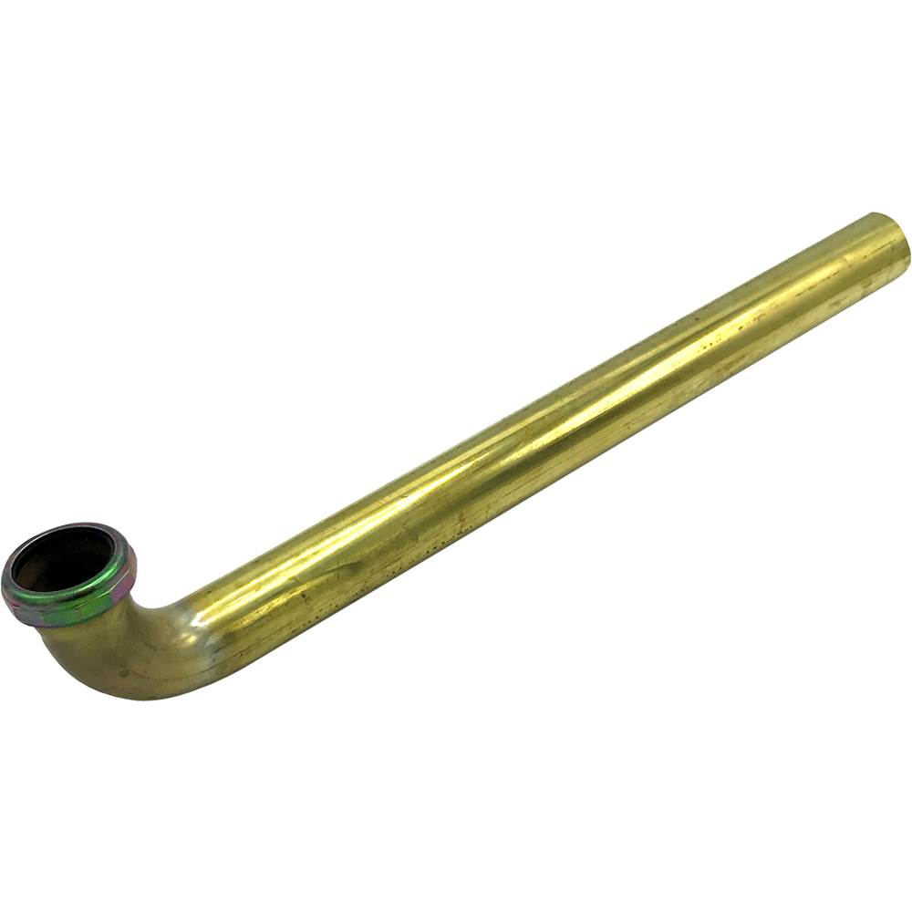 Wal-Rich Corporation 1 1/2'' X 18'' Rough Brass Slip Joint Waste Bend