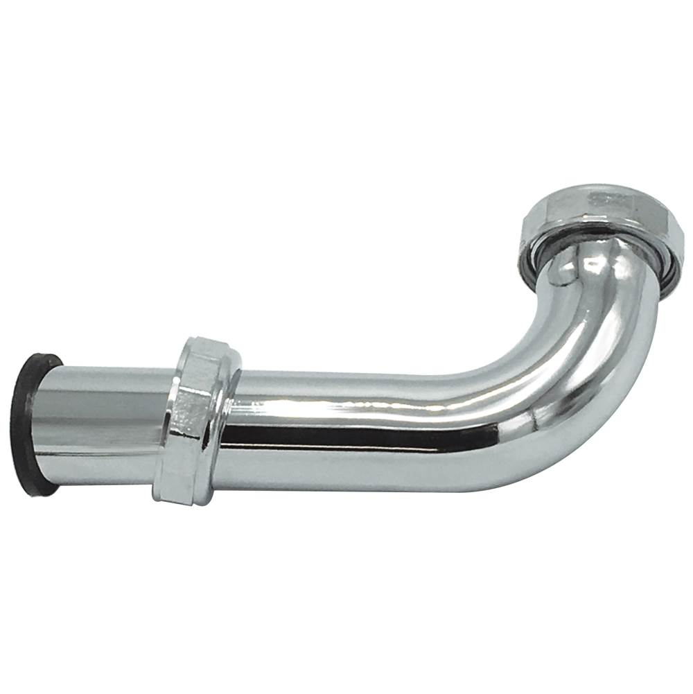 Wal-Rich Corporation 1 1/4'' X 6'' Chrome-Plated Slip Joint Elbow