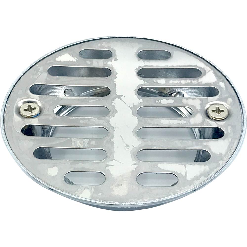 Wal-Rich Corporation 2'' Chrome-Plated Die-Cast Shower Stall Strainer