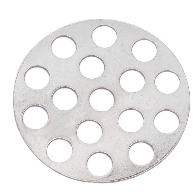 Wal-Rich Corporation 1 1/2'' Chrome-Plated Steel Flat Strainer