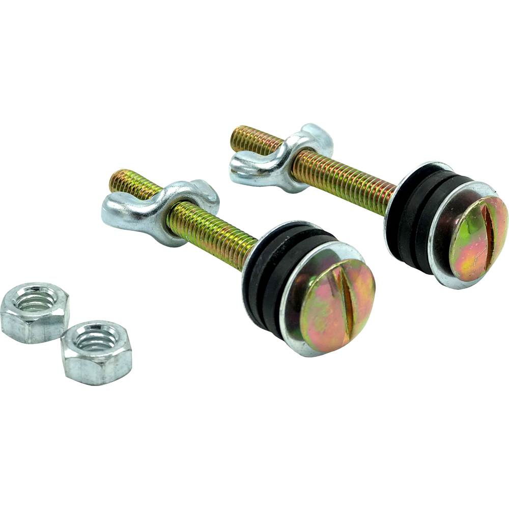Wal-Rich Corporation Brass-Plated Tank-To-Bowl Bolts (Pair)