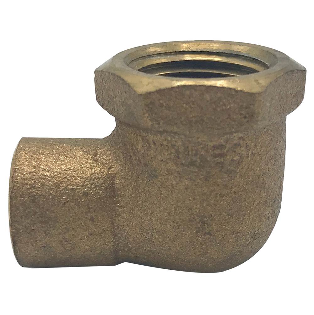 Wal-Rich Corporation 1/2'' Cts X 1/2'' Fip Cast Brass Adapter Elbow