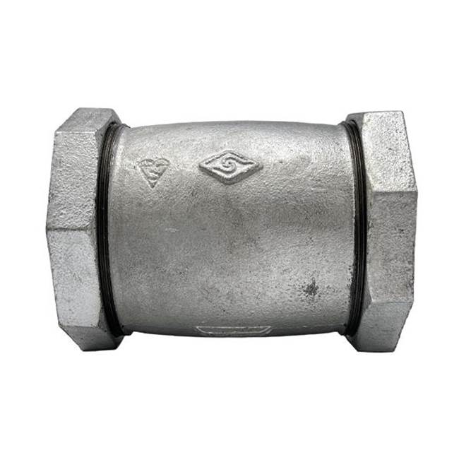 Wal-Rich Corporation 3'' Long Galvanized Compression Coupling