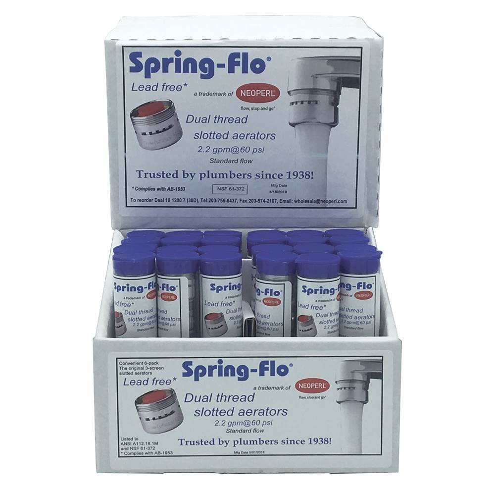Wal-Rich Corporation Spring-Flo 144 Pc. Aerator Display (38D) (Lead-Free)