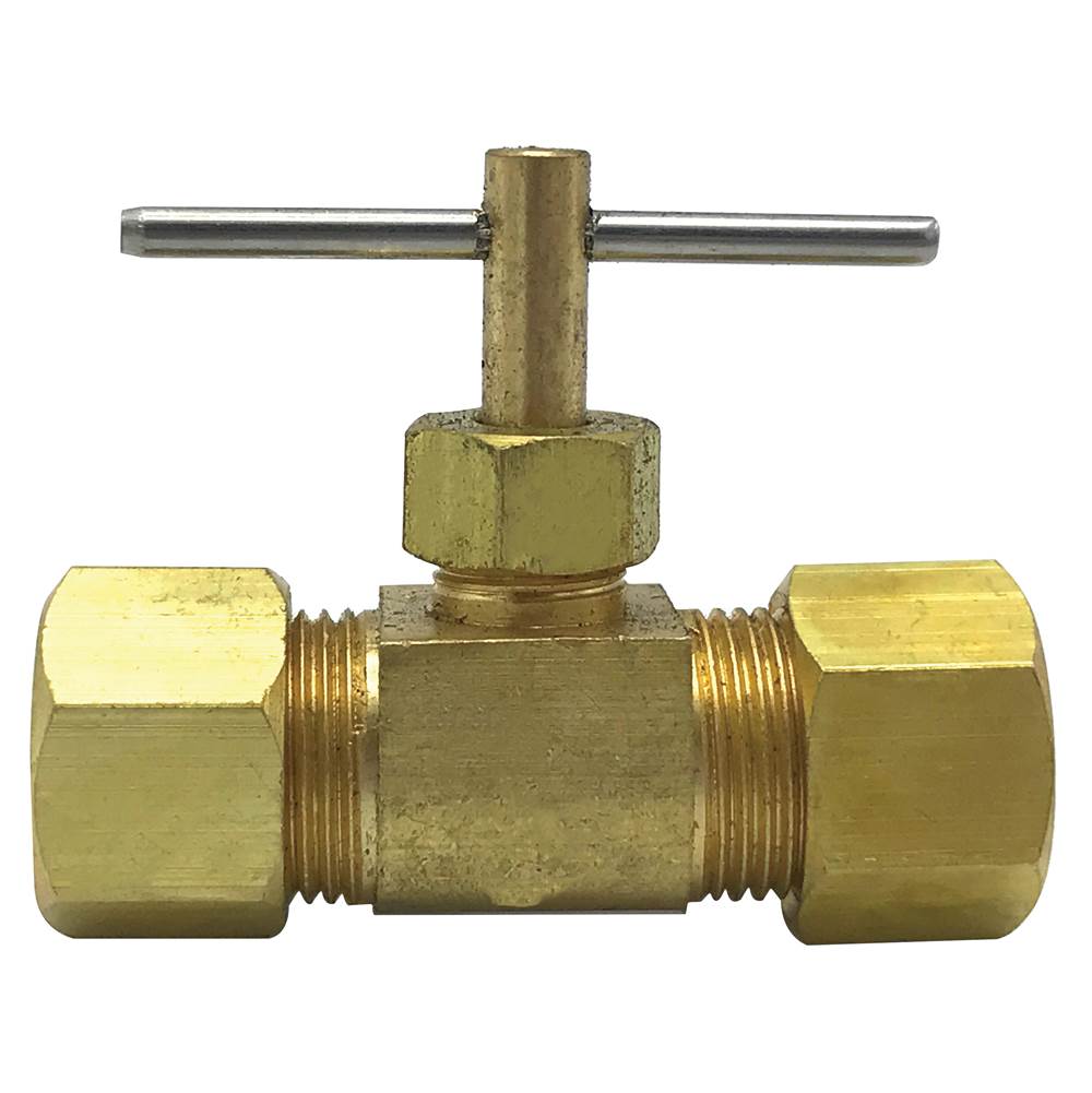 Wal-Rich Corporation 1/4'' Od Straight Needle Valve (Lead-Free)