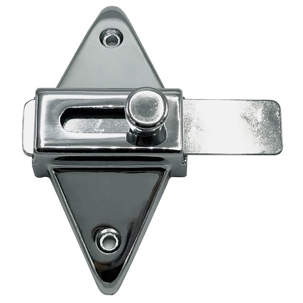 Wal-Rich Corporation 3 1/2'' Chrome-Plated Die-Cast Slide Latch