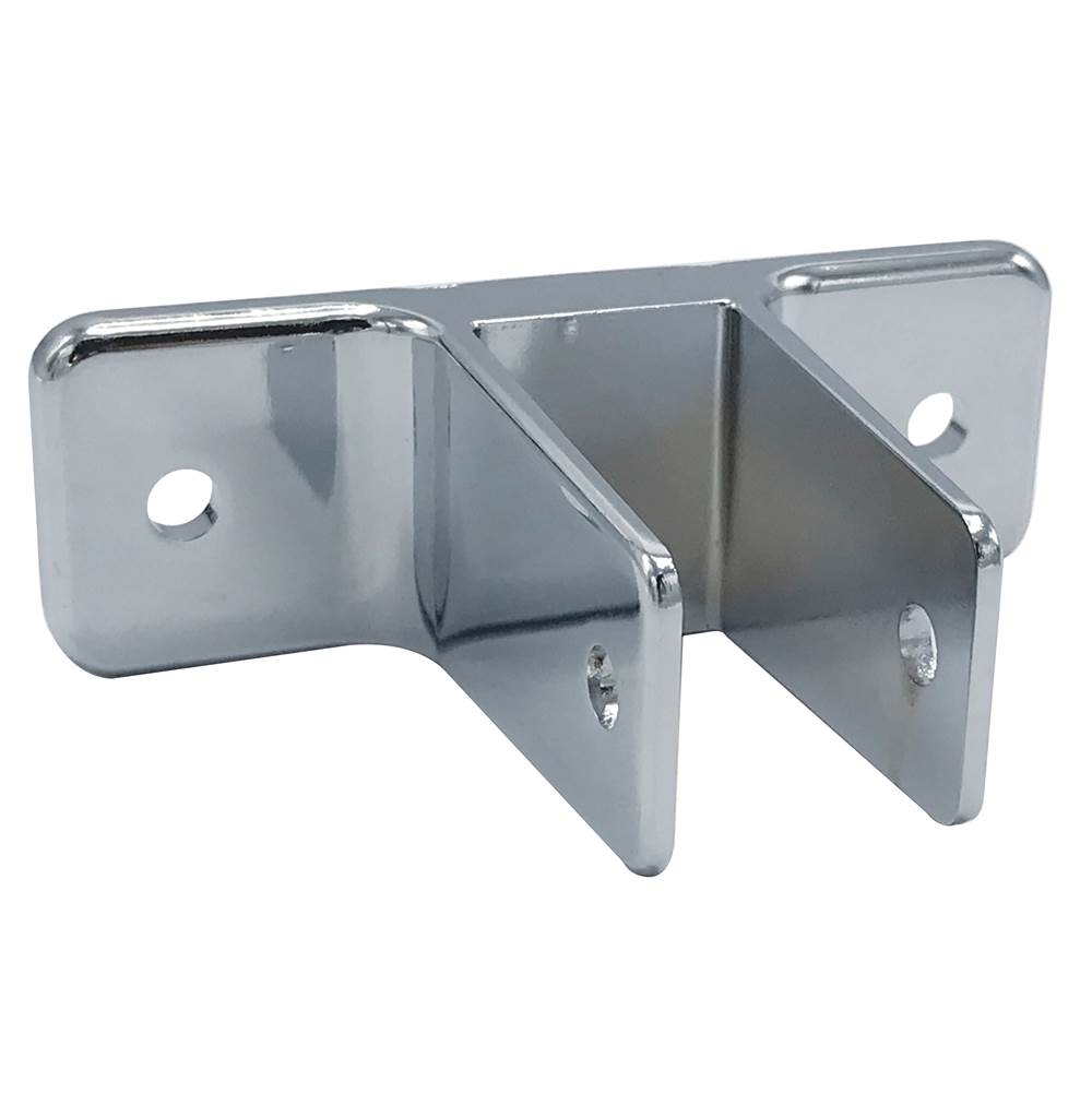 Wal-Rich Corporation 1'' Chrome-Plated Die-Cast ''T'' Wall Bracket