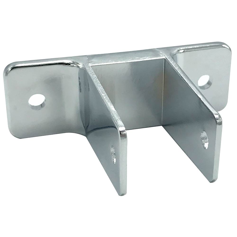 Wal-Rich Corporation 1 1/4'' Chrome-Plated Die-Cast Urinal Bracket